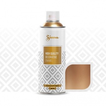 SNM003 Краска, эмаль-аэрозоль для декора Siana high quality – «металлик», 520 мл. Розовое золото