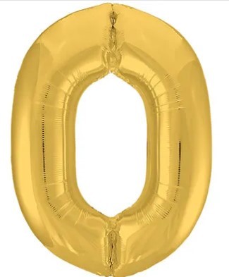 1207-3811 Шар цифра "0", 101см Металлик Gold 1207-3811 Шар цифра "0", 101см Металлик Gold
