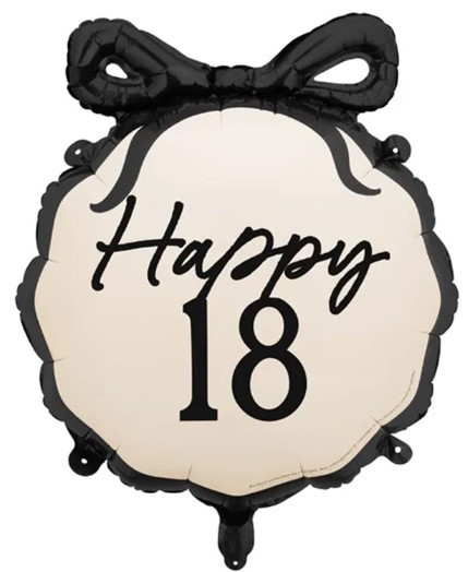 1202-4423 18" ШАР с бантом HAPPY 18 1202-4423 18" ШАР с бантом HAPPY 18