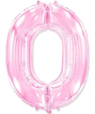 1207-4761 Шарик цифра "0", 101см Pink 1207-4761 Шарик цифра "0", 101см Pink